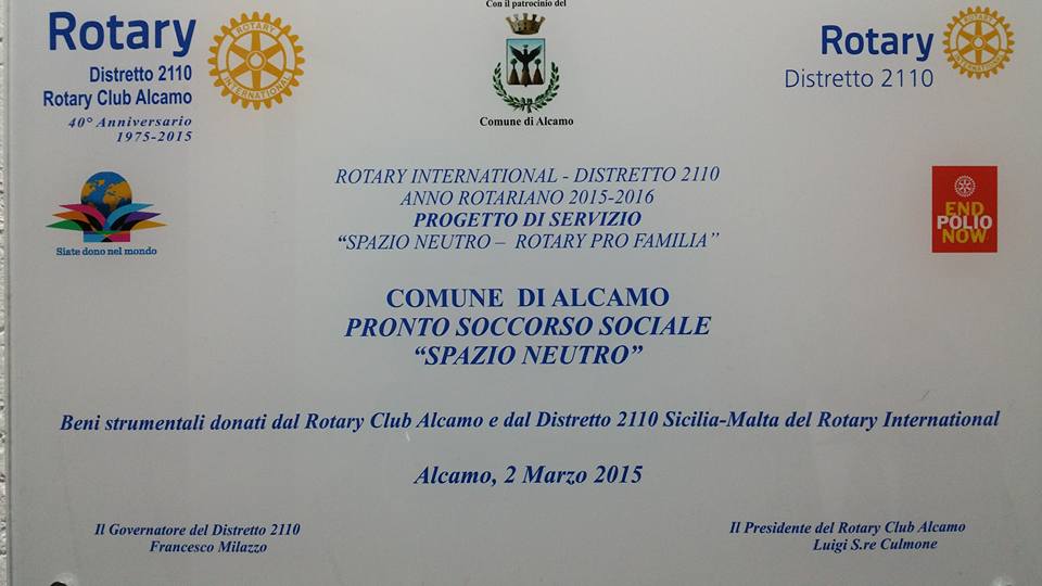 151 - Presenze del Governatore - RC Alcamo - Consegna dello Spazio Neutro al Comune - Alcamo 3 marzo 2016/0001.jpg